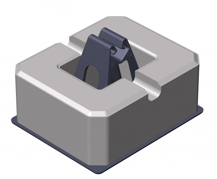 Click Block für 8-10mm Leitung, mit Betonsockel